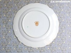 画像8: OB495 Queen's China G.W & Sons クィーンズチャイナ リボン ローズガーランド ケーキプレート (8)