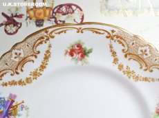 画像6: OB497 Royal Doulton  ロイヤルドルトン 白い鳩&トランペット, 矢＆ローズ  ケーキプレート (6)