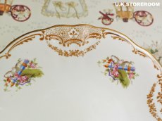 画像6: OB496 Royal Doulton  ロイヤルドルトン 白い鳩&トランペット, 矢＆ローズ  BBプレート (6)