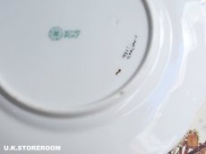 画像8: OB497 Royal Doulton  ロイヤルドルトン 白い鳩&トランペット, 矢＆ローズ  ケーキプレート (8)