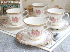 画像1: OB498 Royal Doulton  ロイヤルドルトン カントン ティーカップ＆ソーサー (1)
