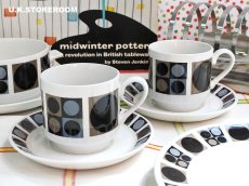 画像1: MW062 Midwinter  ミッドウィンター フォーカス コーヒーカップ＆ソーサー (1)