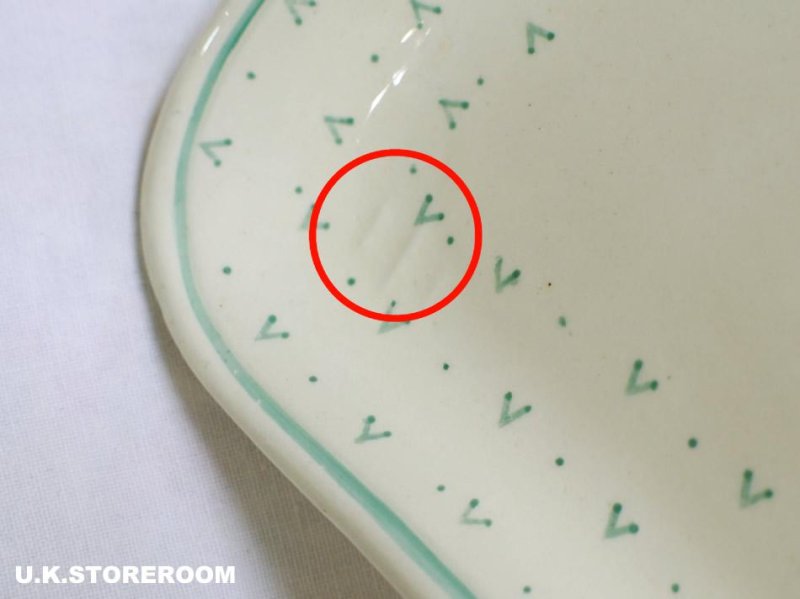 画像1: SC737 Susie Cooper  スージークーパー カクタス  クレッセントプレートA