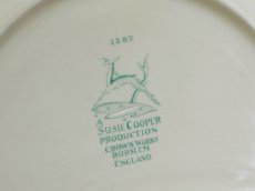 画像8: SC736 Susie Cooper  スージークーパー カクタス  クレッセントプレートB (8)