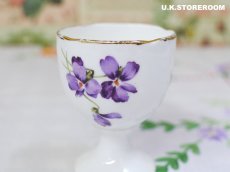 画像5: HA339 Hammersley  ハマースレイ ヴィクトリアンバイオレット スミレ エッグスタンドA (5)