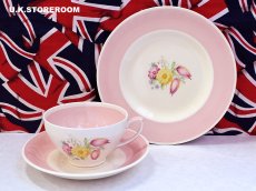 画像4: SC743 Susie Cooper  スージークーパー スワンシースプレイ ティートリオ (4)