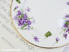 画像5: HA341 Hammersley  ハマースレイ ヴィクトリアンバイオレット デザートプレート F (5)