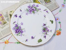 画像2: HA344 Hammersley  ハマースレイ ヴィクトリアンバイオレット デザートプレート C (2)