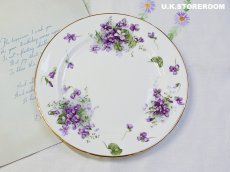 画像2: HA345 Hammersley  ハマースレイ ヴィクトリアンバイオレット デザートプレート B (2)