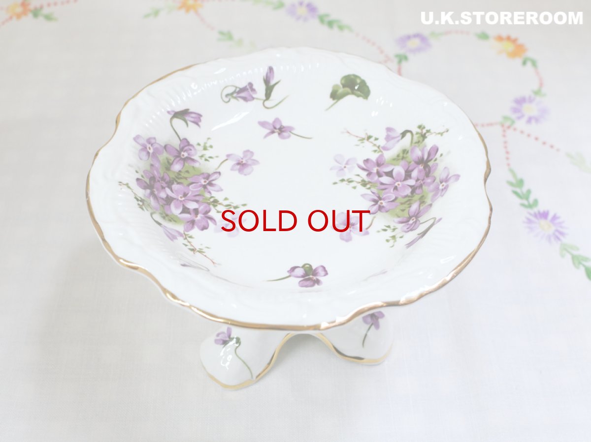 画像5: OB347 Hammersley  ハマースレイ ヴィクトリアンバイオレット ミニコンポート (5)