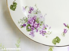 画像5: HA346 Hammersley  ハマースレイ ヴィクトリアンバイオレット デザートプレート A (5)