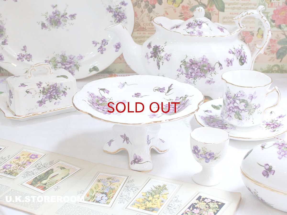 画像1: OB347 Hammersley  ハマースレイ ヴィクトリアンバイオレット ミニコンポート (1)