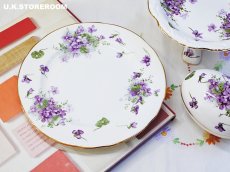 画像1: HA340 Hammersley  ハマースレイ ヴィクトリアンバイオレット デザートプレート G (1)