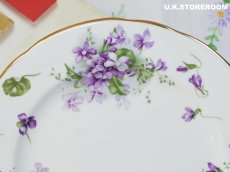 画像3: HA340 Hammersley  ハマースレイ ヴィクトリアンバイオレット デザートプレート G (3)