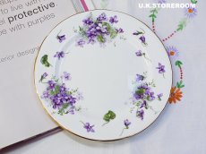 画像2: HA341 Hammersley  ハマースレイ ヴィクトリアンバイオレット デザートプレート F (2)