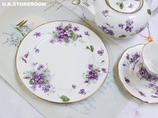 画像1: HA345 Hammersley  ハマースレイ ヴィクトリアンバイオレット デザートプレート B (1)