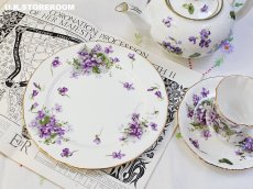 画像1: HA343 Hammersley  ハマースレイ ヴィクトリアンバイオレット デザートプレート D (1)