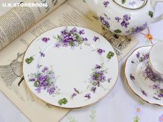 画像1: HA346 Hammersley  ハマースレイ ヴィクトリアンバイオレット デザートプレート A (1)