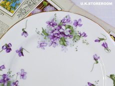 画像3: HA344 Hammersley  ハマースレイ ヴィクトリアンバイオレット デザートプレート C (3)