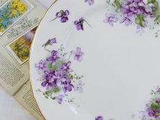 画像5: HA344 Hammersley  ハマースレイ ヴィクトリアンバイオレット デザートプレート C (5)