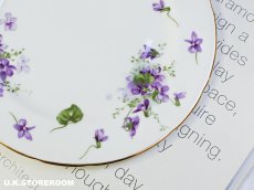 画像4: HA341 Hammersley  ハマースレイ ヴィクトリアンバイオレット デザートプレート F (4)