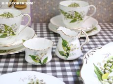 画像1: HA348 Hammersley  ハマースレイ リリーオブザバレー ミニシュガーボウル＆クリーマー (1)