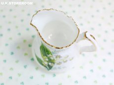 画像12: HA348 Hammersley  ハマースレイ リリーオブザバレー ミニシュガーボウル＆クリーマー (12)