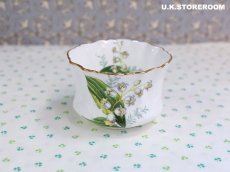 画像3: HA348 Hammersley  ハマースレイ リリーオブザバレー ミニシュガーボウル＆クリーマー (3)