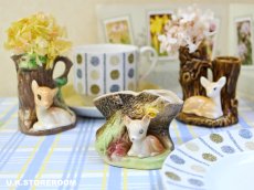 画像1: MB328 Eastgate Pottery イーストゲートポタリー ファウナ バンビ ミニベース (1)