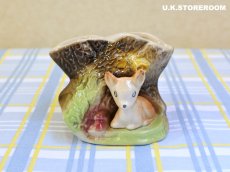 画像3: MB328 Eastgate Pottery イーストゲートポタリー ファウナ バンビ ミニベース (3)