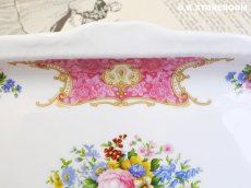 画像4: RA274 Royal Albert  ロイヤルアルバート レディーカーライル  サンドウィッチトレイ (4)