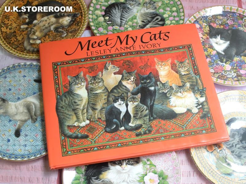 レズリーアンアイボリー「Meet My Kittens」カレンダープレート12枚